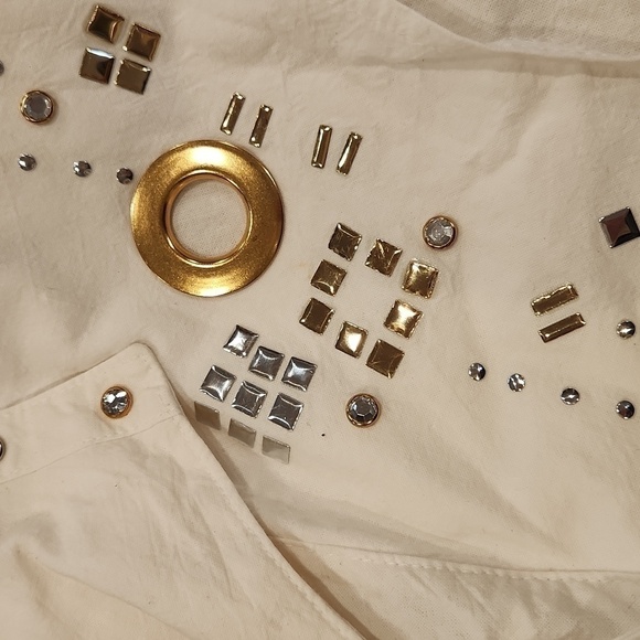 Rhinestones and Studs City Girl Top and Pants Set - Picture 10 of 16